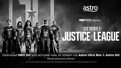'Zack Snyder's Justice League' global premiere on HBO GO .